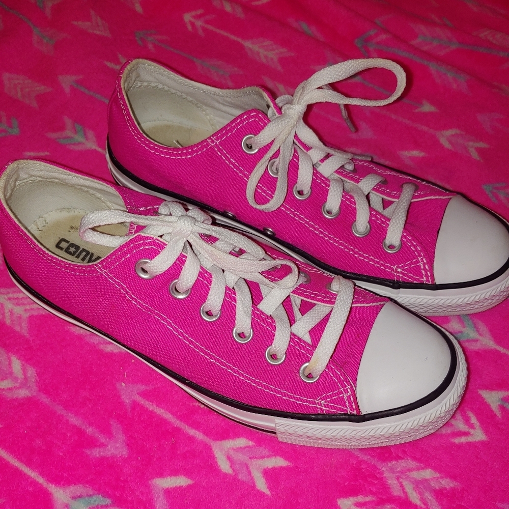 🔥HOT🔥PINK ladies converse size 9